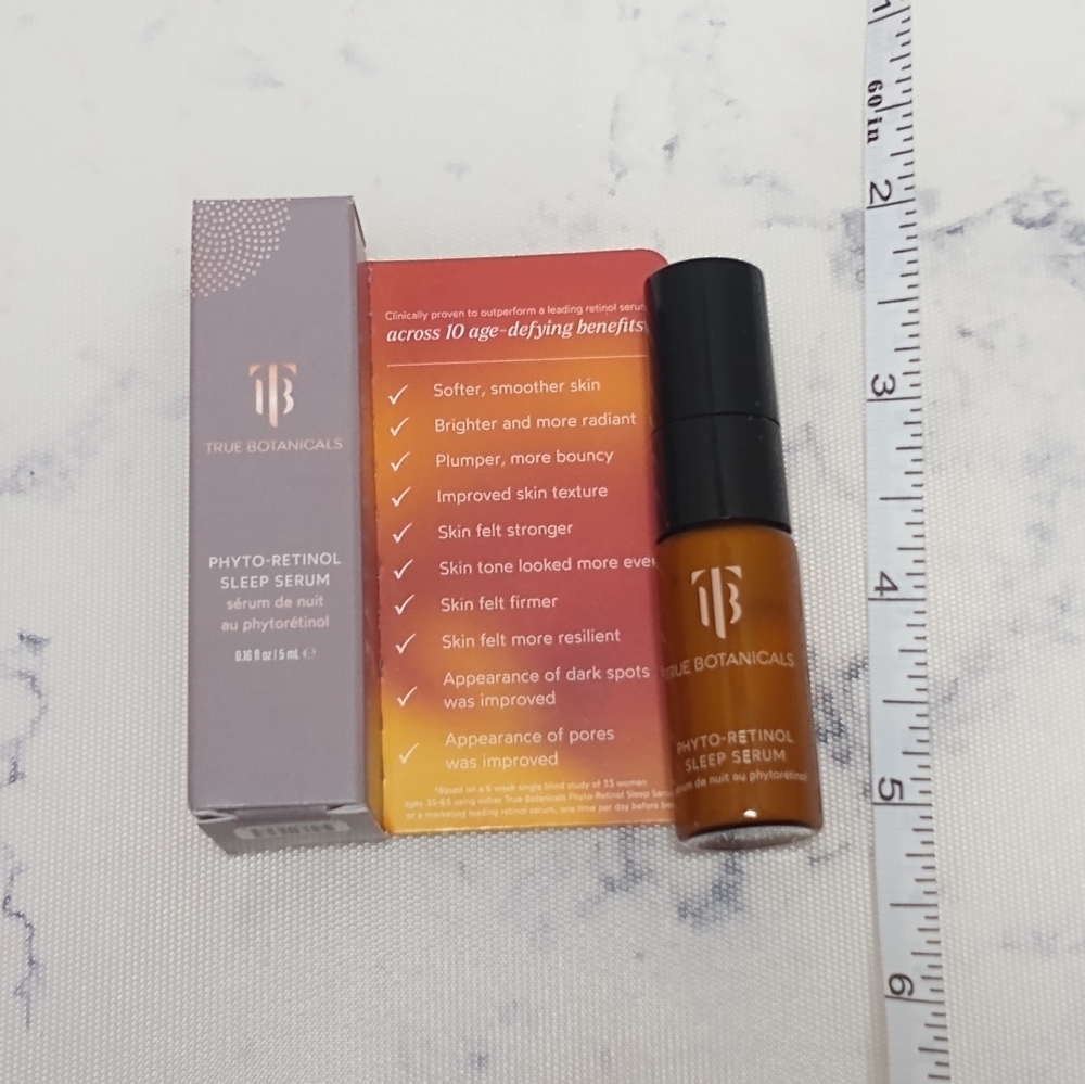 True Botanicals Phyto-Retinol Sleep Serum Mini Travel Size .16 Oz New In Box - Picture 4 of 5